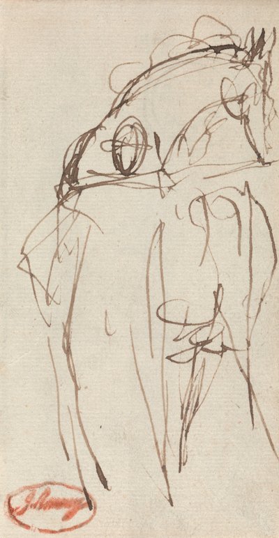 Man and Horse by George Romney